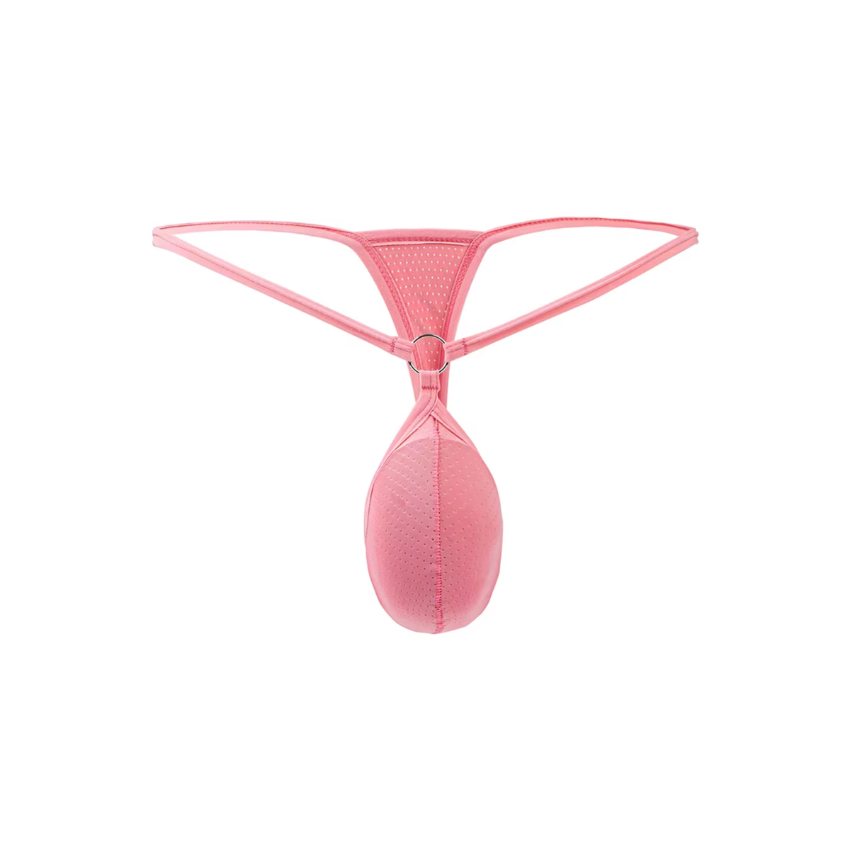 Heren Pouch G-String – Roze - Sexy Pouch Ondergoed - Mini String - Smalle Bandjes - Lage Taille & Hoge Elasticiteit – Ondergoed / Onderbroek / Slip - Mannen Lingerie - Maat XL