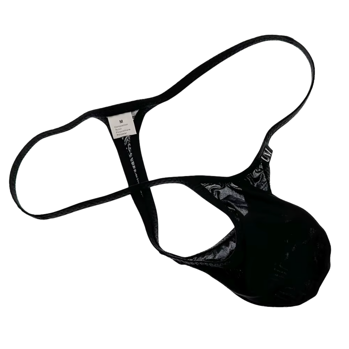Heren String Zwart - Dunne T String - Sexy Design - Mannen Onderbroek - Lingerie Voor Mannen - Ondergoed Maat XL