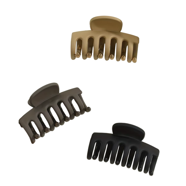 Mini Haarklemmen Set - Set van 3 - Nude Kleuren - Casual Dunne Claw Haarclip - Haaraccessoires - Geschikt voor alle haartypes - Stevige Compacte Claw Clipjes
