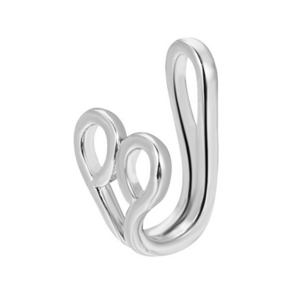 Fake Neuspiercing Zilver - Hartvormig - Nep Neuspiercing Sieraad - Neusring - Nep Piercing Neus Ringetje - Metaal