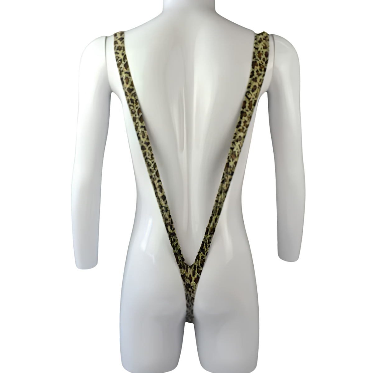 Mankini Panter Print - Mannen Borat String Luipaard - Sexy Heren Lingerie - String - Vrijgezellenfeest - One Size