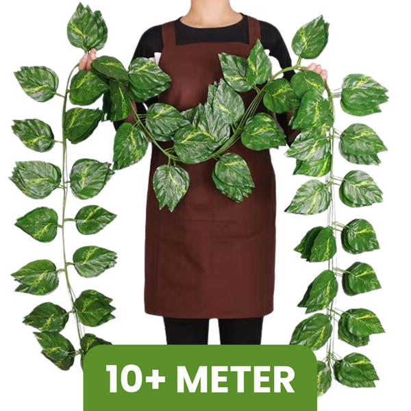 5x Realistische Klimop Slinger - Scindapsus Aureum - Kunst Klimop Groen - 5 x 235 CM - Klimop Nep Planten Kunst Planten - Bloemenslinger voor Binnen en Buiten