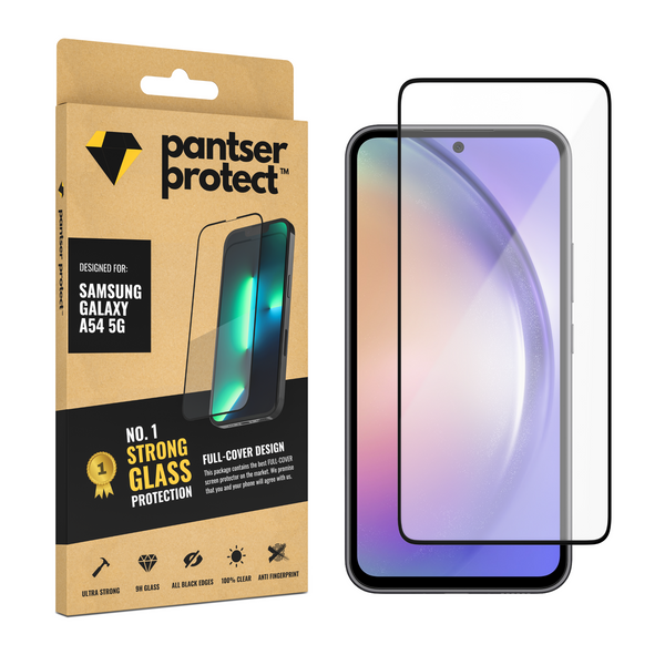 Pantser Protect™ Glass Screenprotector Geschikt voor Samsung Galaxy A54 5G - Case Friendly - Premium Pantserglas - Glazen Screen Protector