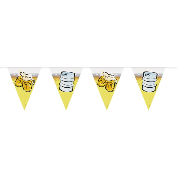 Bier Vlaggenlijn - Pils Vlaggetjes - Oktoberfest / Verjaardag / 18 Jaar - Feestdecoratie / Versiering / Feestspullen / Festival