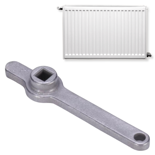 Platte Radiator Ontluchtingssleutel – Extra Dun & Compact – Ideaal voor Lastige Hoeken – Luchtverwijderaar voor Verwarming – Roestvrij & Duurzaam