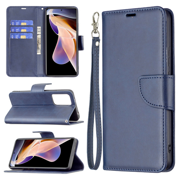 Hoesje Donkerblauw - Geschikt voor Samsung Galaxy A54 5G  - Portemonnee Book Case Blauw - Boekje Met Kaarthouder / Pasjeshouder en Magneetsluiting - Booklet Beschermhoes