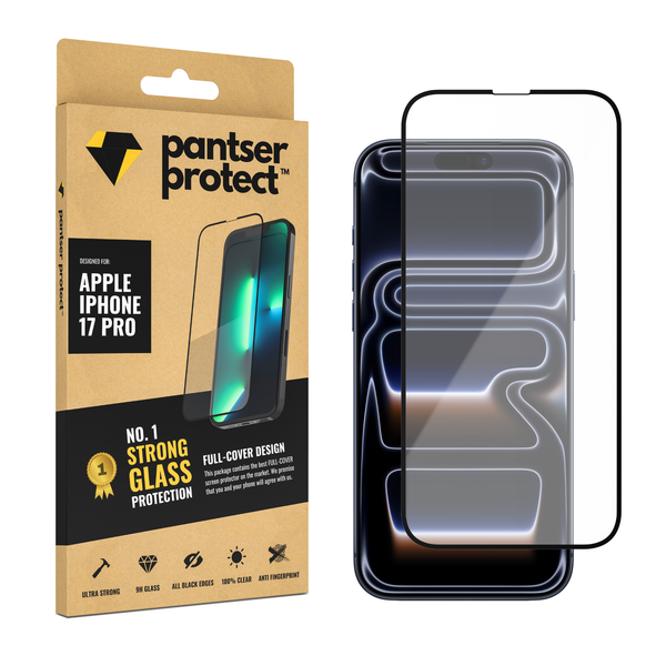 Pantser Protect™ Glass Screenprotector Geschikt voor Apple IPhone 17 Pro - Case Friendly - Premium Pantserglas - Glazen Screen Protector