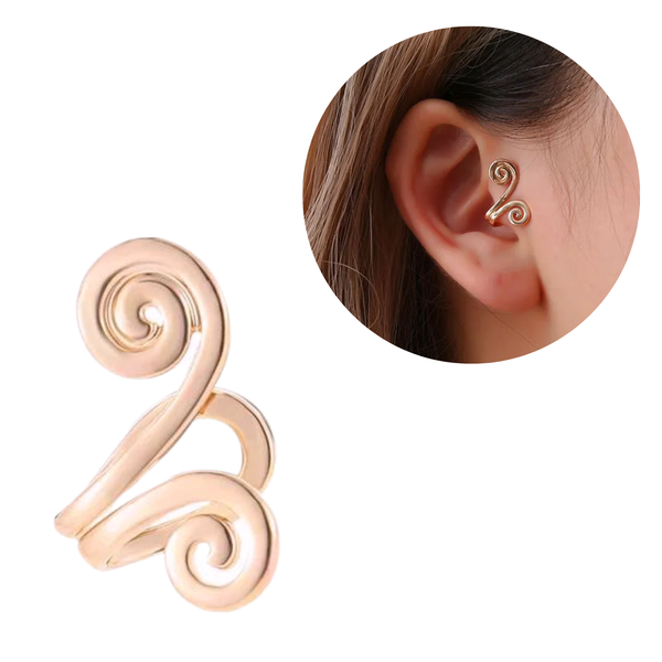 Fake Oorpiercing Rose Gold - Nep Piercing Tragus - Klem Oorbellen Oorpiercing - Nep Helix - Rosé Goud - Metaal