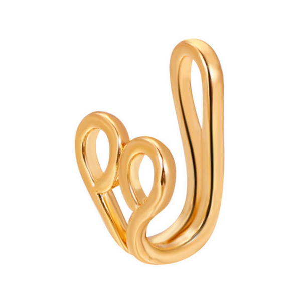 Fake Neuspiercing Goud - Hartvormig - Nep Neuspiercing Sieraad - Neusring - Nep Piercing Neus Ringetje - Metaal