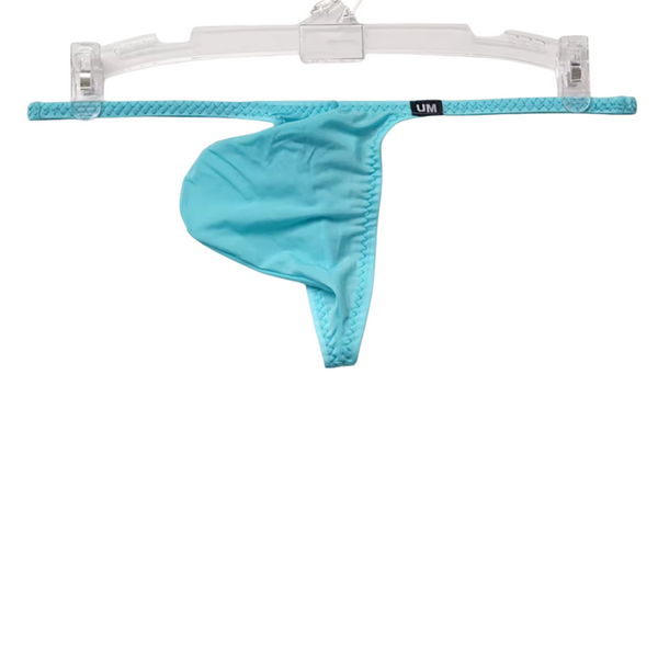 Heren String Lichtblauw - Dunne T String - Sexy Design - Mannen Onderbroek - Lingerie Voor Mannen - Ondergoed Maat M