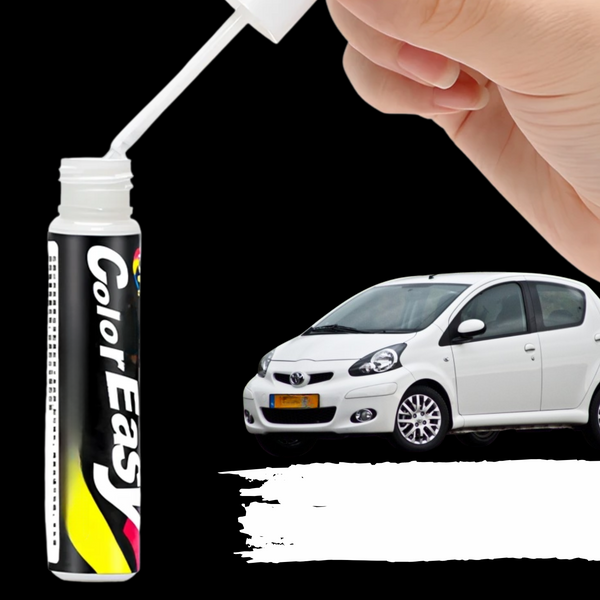 Autolak Lakstift Wit – Reparatie Lak met Kwastje – Geschikt voor Toyota Aygo, Citroën C1 & Peugeot 107 – Steenslag & Krasherstel – Kras stift - Autolak - Krassen Verwijderaar 12ml