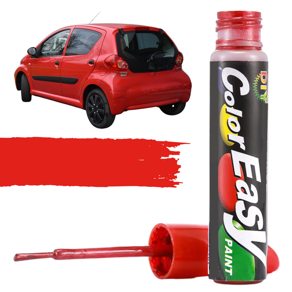 Autolak Lakstift Rood – Reparatie Lak met Kwastje – Geschikt voor Toyota Aygo, Citroën C1 & Peugeot 107 – Steenslag & Krasherstel – Kras stift - Autolak - Krassen Verwijderaar 12ml