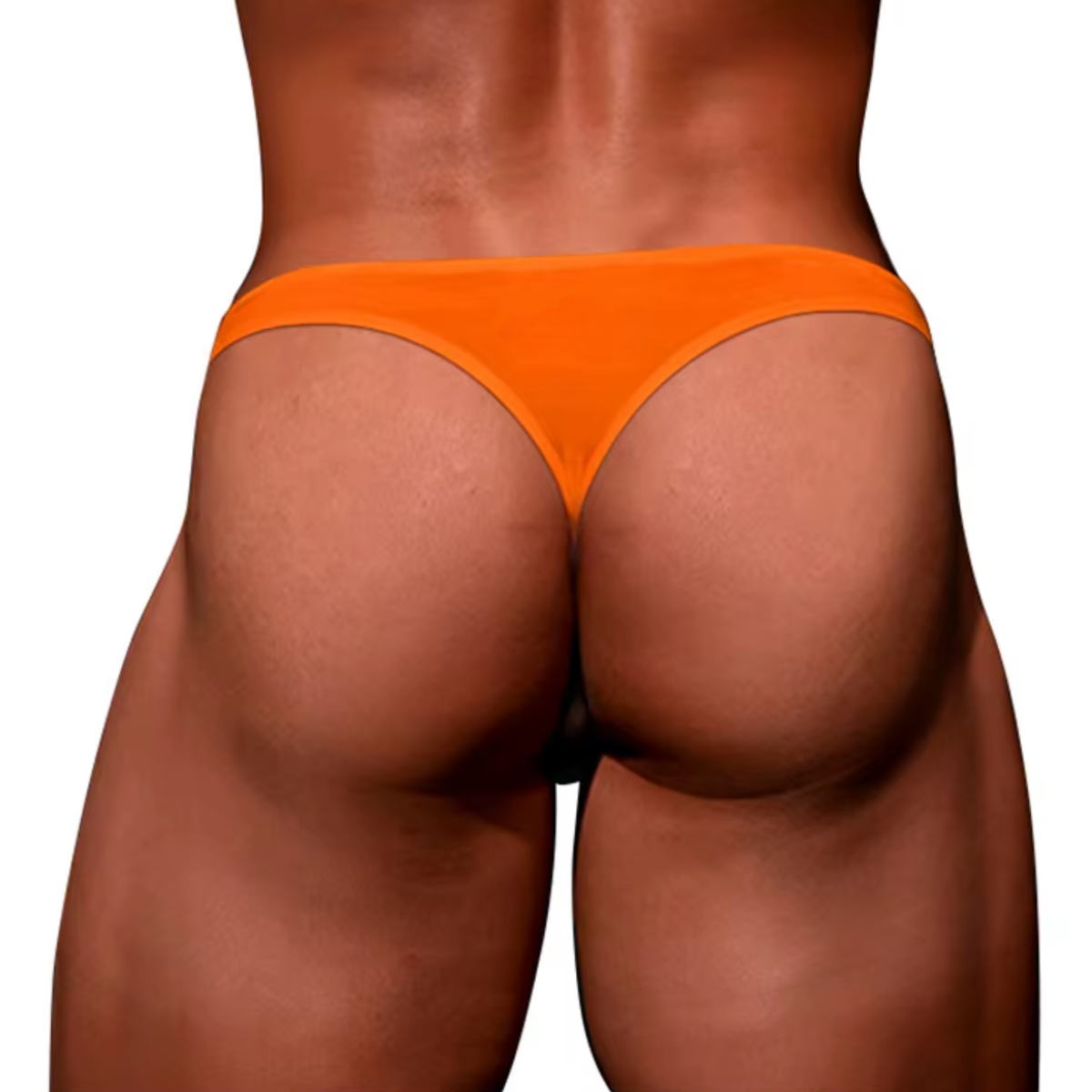 Heren Satijnen G-String – Bruin - Sexy Ondergoed – Glanzend Satijn - Lage Taille en Hoge Elasticiteit – Onderbroek / Slip - Mannen Lingerie - Maat L