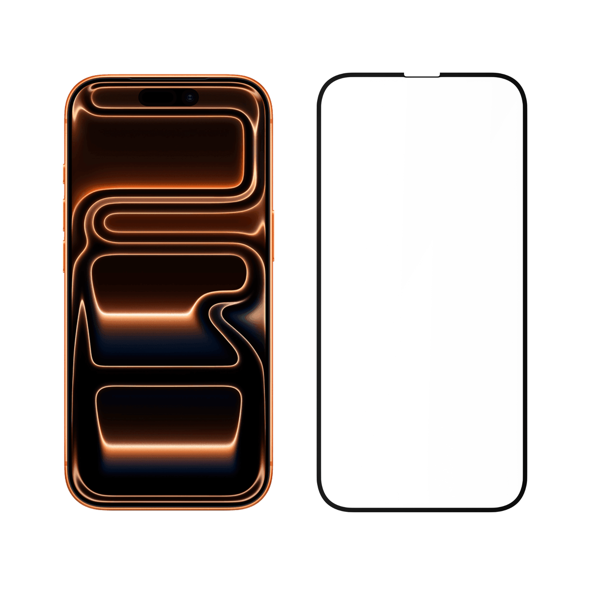 DUO-PACK - 2x Pantser Protect™ Glass Screenprotector Geschikt voor Apple IPhone 17 Pro Max - Case Friendly - Premium Pantserglas - Glazen Screen Protector