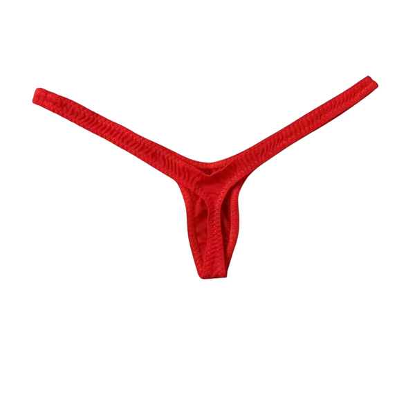 Sexy Micro String – Rode Lingerie – Comfortabele & Luxe Dames String – Dames Ondergoed - Mini Onderbroek - Maat M