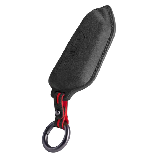 Luxe Alcantara Sleutelcover - Sleutelhoesje Geschikt voor Volkswagen Golf 8 / ID3 / ID4 / ID5 / ID6 / Seat Leon 2020 / Skoda Octavia 2021 - Alcantara Look - Zacht Sleutel Hoesje - Met Hanger - Auto Accessoires