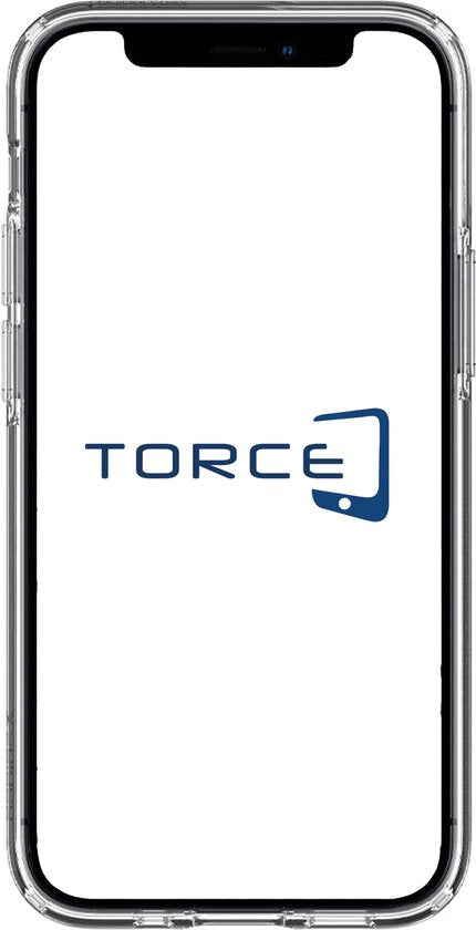 TORCE® iPhone 12 Mini Hoesje - Case Transparant + Gratis Glass Screenprotector