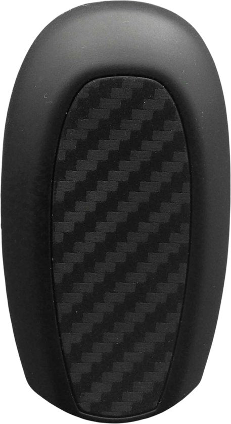 Zachte Carbon Sleutelcover met Knoppen - Sleutelhoesje Geschikt voor Suzuki Swift / Swift Sport / SX4 / Scross / Ignis / Vitara - Siliconen Materiaal - Sleutel Hoesje Cover - Auto Accessoires