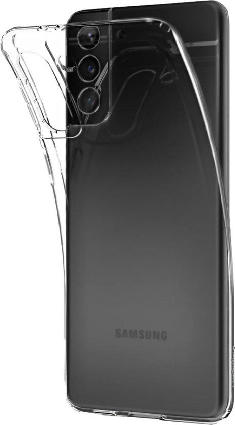 TORCE® Samsung S21 Hoesje - Case Transparant + Gratis Glass Screenprotector