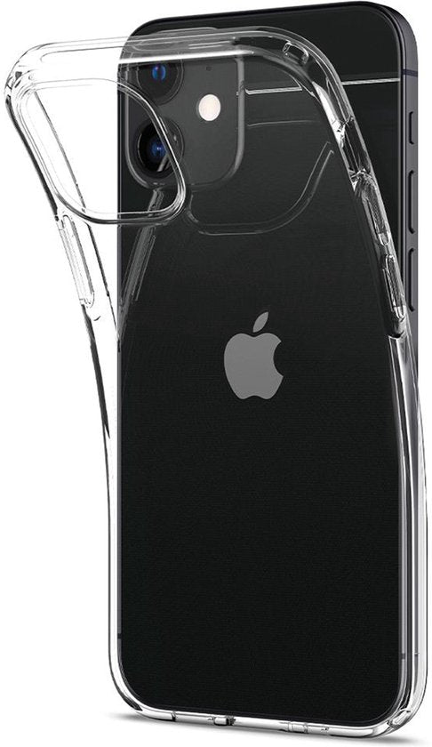 TORCE® iPhone 12 Mini Hoesje - Case Transparant + Gratis Glass Screenprotector