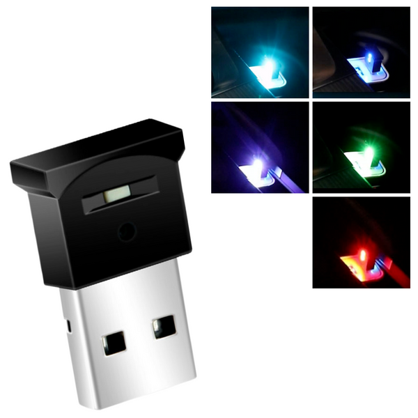 USB Led Verlichting RGB - Multicolor - USB LED Lampje voor Auto, Interieur of Laptop - Mini Sfeerverlichting Dashboard - Nachtverlichting Auto - Autoverlichting