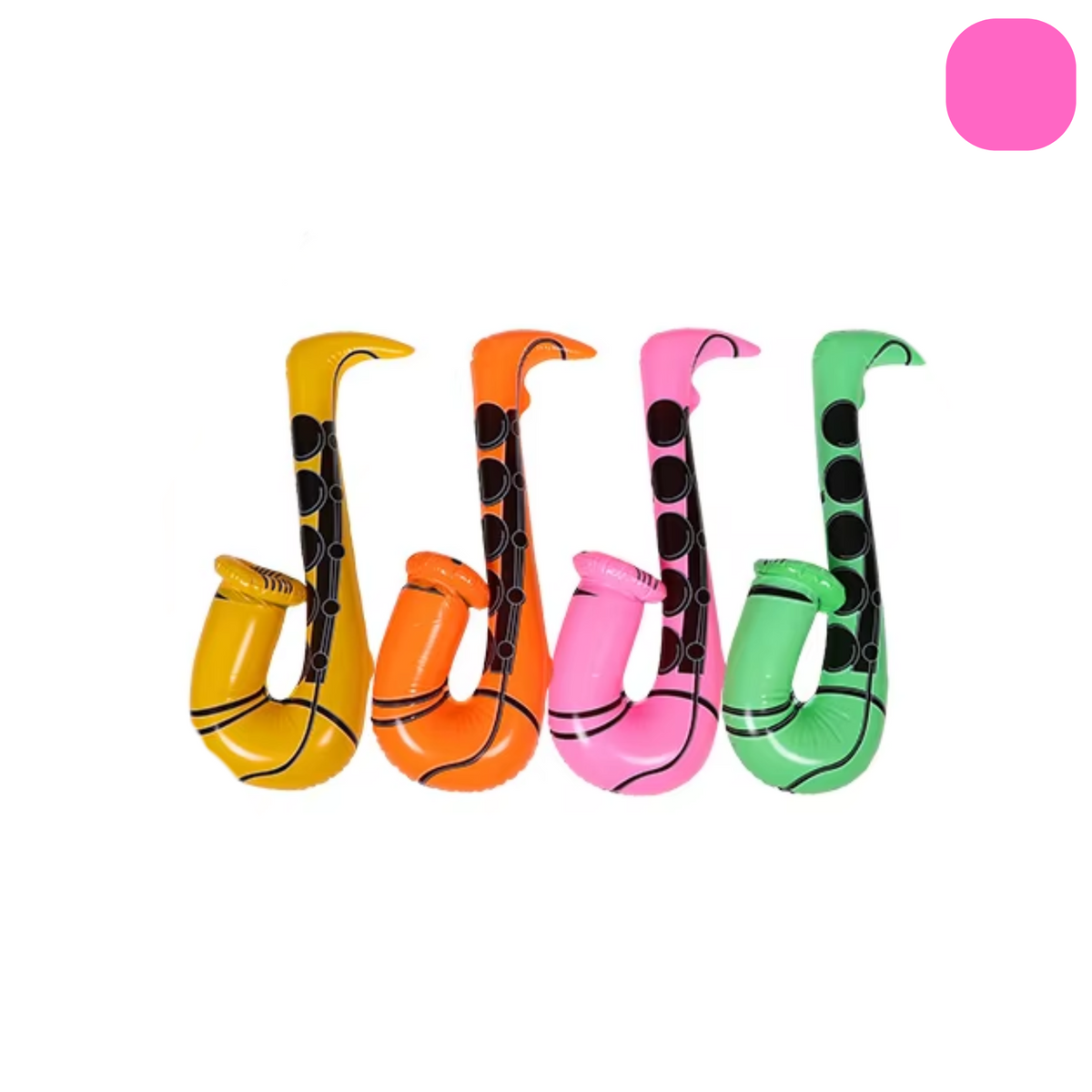 Opblaasbare Saxofoon Roze - Feest Accessoire - Zwembad Opblaas Speelgoed