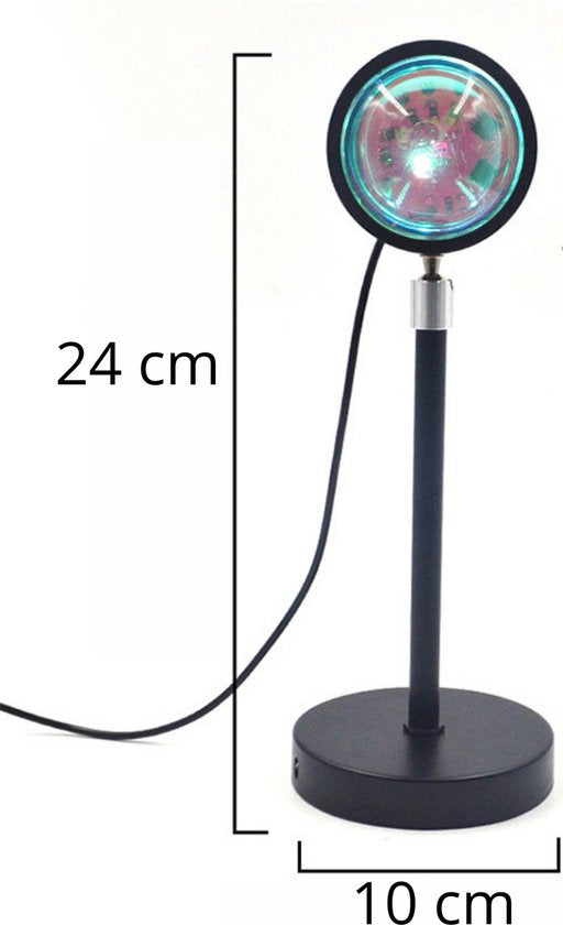 Sunset lamp  - 16 kleuren - Projector lamp - Afstandsbediening - Sfeer verlichting - Summervibes - licht projector