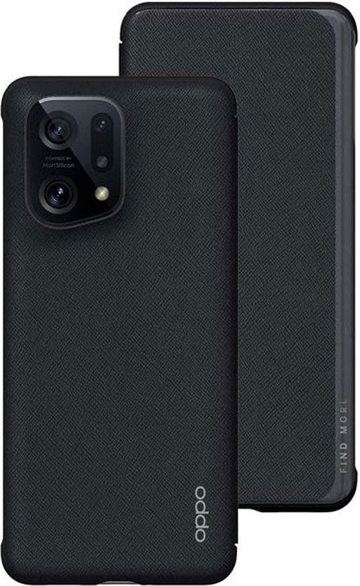 [EOL] Origineel Oppo Find X5 Hoesje Flip Cover Wallet Book Case Zwart