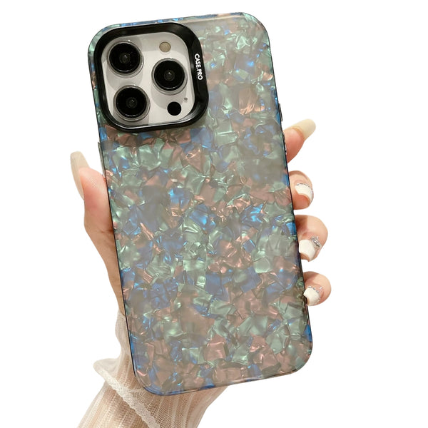 Glitter TPU Hoesje - Geschikt voor Apple iPhone 15 Pro - Stevig met Dikke Randen - Kristal Look - Zwart - Shockproof - Telefoonhoesje - met Camera Beschermrand