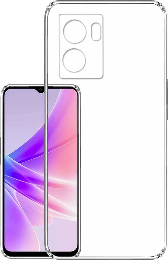 3 in 1 Set Geschikt voor OPPO A57 / A57s - Transparant Hoesje + Screenprotector + Cameraprotector - Doorzichtige Shockproof TPU Case - Tempered Glass Screen Protector - Glazen Camerabeschermer - Set van 3