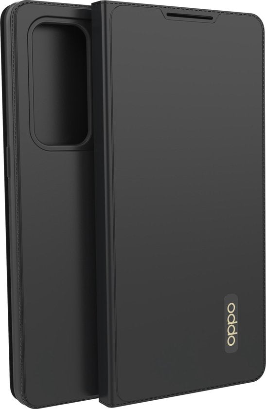 [EOL] Origineel Oppo Find X3 Neo Hoesje Flip Cover Wallet Book Case Zwart