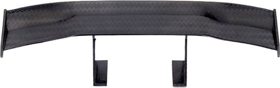Grappige Mini Auto Spoiler - Carbon Look - Universeel Fun Accessoire - Zelfklevende Dakspoiler - Tuning - Geschikt voor alle automerken/ universeel