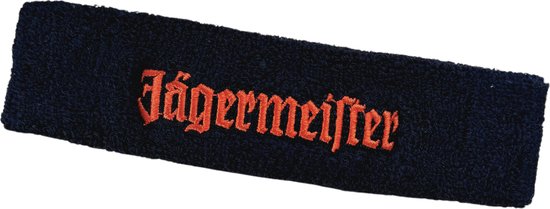 [LDV] Set van 3 - Zweetbandjes Pols en Hoofd - Jägermeister - Zweetband - Hoofdband Polsbandjes Sport - Zwart Oranje - EK Voetbal