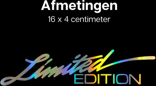 Auto Stickers Limited Edition - Silver Rainbow - 2 Stuks - Hoogwaardig Vinyl - Autostickers Wrap Folie - Geschikt voor Alle Automerken - Auto Accessoires