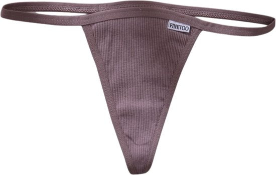 Luxe Dames String - 3 Pack Nude, Zwart & Wit - Dames Lingerie / Ondergoed Set - Maat M