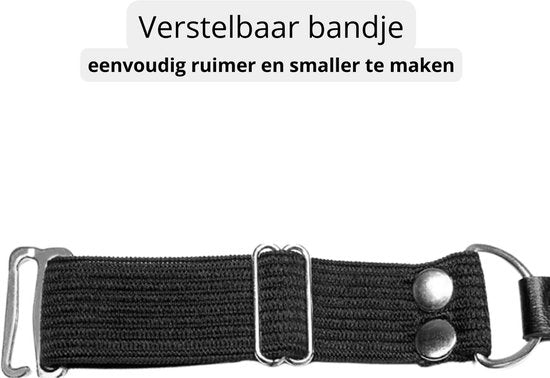 Sexy Garter Belt voor Dames – Kunstleer - Hartje - Bovenbeen Strap met Hart – Erotisch Kousenband Harnas - One Size