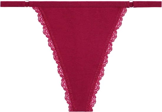[EOL] Sexy Dames String - Rood - Smal Bandje - Dames Lingerie / Ondergoed - Maat L