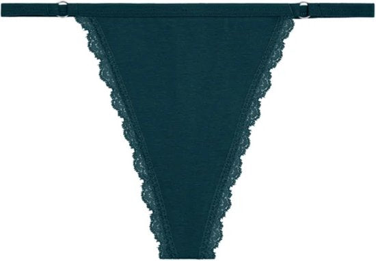 [EOL] Sexy Dames String - Groen- Smal Bandje - Dames Lingerie / Ondergoed - Maat M