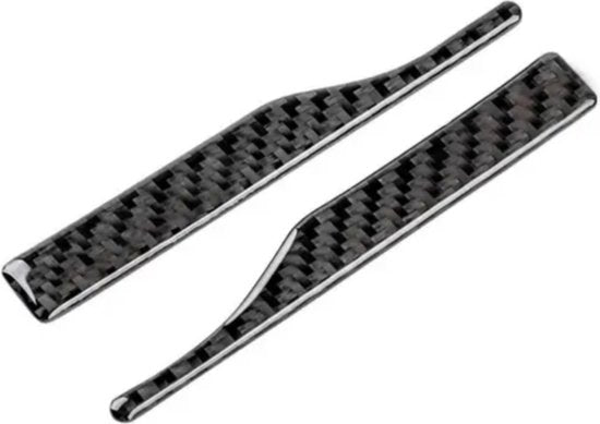 Carbon Look Stickers - Spiegelkap Auto - 2 Stuks Links + Rechts - Spiegelkappen Sticker - Autostickers Zijspiegels - Auto Accessoires Stickers