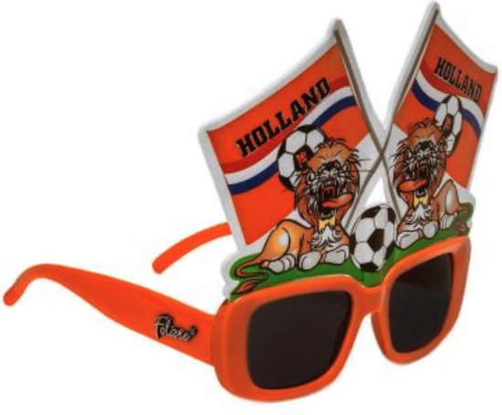 [EOL] Oranje Zonnebril Holland - UV400 - EK Voetbal - Feest Zonnebril Oranje Nederland