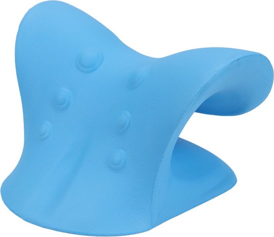 Nekstretcher- Zwart- Nekkussen- Acupunctuur- Nek massage- Soepel Kussen- Postuur Corrector- Nek stretcher- Nek Releaser