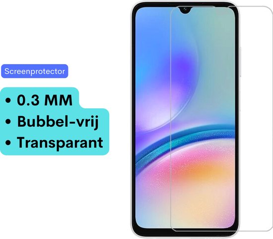 3 in 1 Set - Geschikt voor Samsung Galaxy A05s - Transparant Hoesje + Screenprotector + Cameraprotector - Doorzichtige Shockproof TPU Case - Tempered Glass Screen Protector - Glazen Camerabeschermer - Set van 3