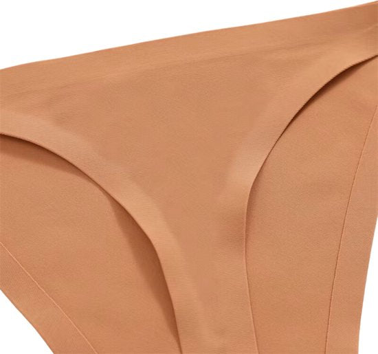 5 Pack - Dames String Naadloos - Invisible - Zwart - Onderbroek Zonder Naden - Seamless String - Dames Lingerie / Ondergoed Set - Maat M