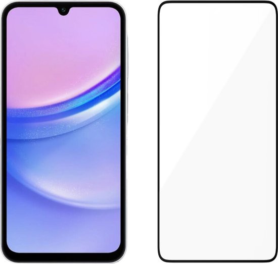 Pantser Protect™ Glass Screenprotector Geschikt voor Samsung Galaxy A15 - Case Friendly - Premium Pantserglas - Glazen Screen Protector