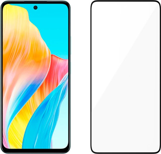 Pantser Protect™ Glass Screenprotector Geschikt voor OPPO A58 - Case Friendly - Premium Pantserglas - Glazen Screen Protector