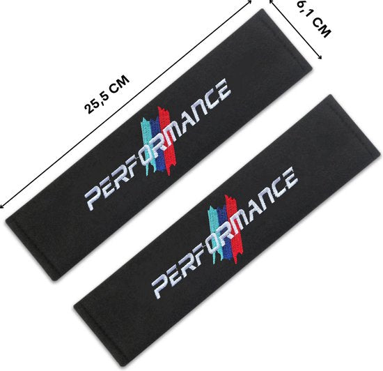 Zachte Gordelcovers - Performance - Set van 2 Gordelhoezen - Geschikt voor alle automerken/universeel - Zachte Gordel Hoes Beschermer - Ook voor Kinderen - Auto Accessoires - Gordelhoes Gordelbeschermer