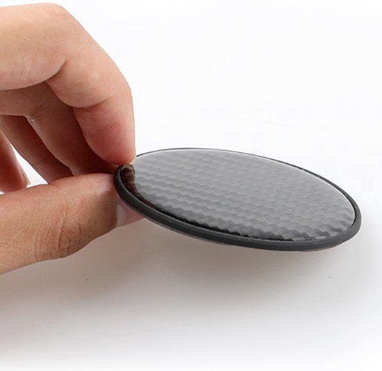 Premium Bekerhouder Inlegger - Carbon -Geschikt voor alle automerken/ universeel - Carbon Bekerhouder Onderzetter - Auto Accessoires