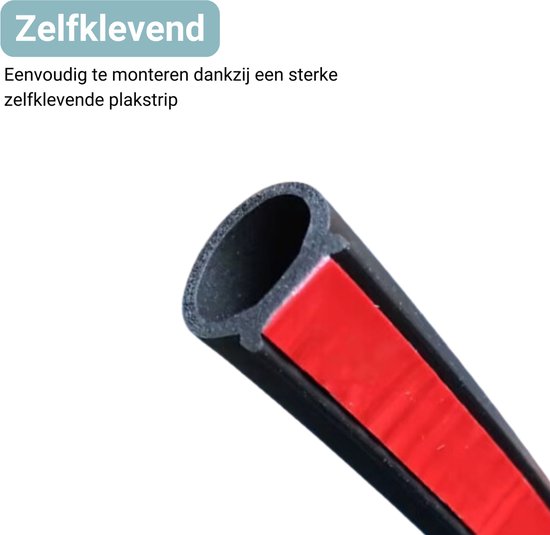 Anti Waterlekkage Strip Kofferbak - Rubber Afsluitstrip Geschikt voor Toyota Aygo / Citroën C1 / Peugeot 107 - Reparatie Lekkage - Vochtprobleem Citroën en Peugeot - Vochtprobleem Oplossen - Rubber Strip Zelfklevend