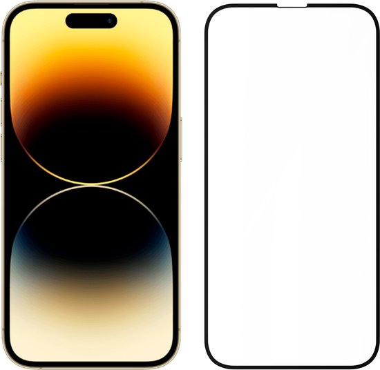 Pantser Protect™ Glass Screenprotector Geschikt voor iPhone 14 Pro - Case Friendly - Premium Pantserglas - Glazen Screen Protector