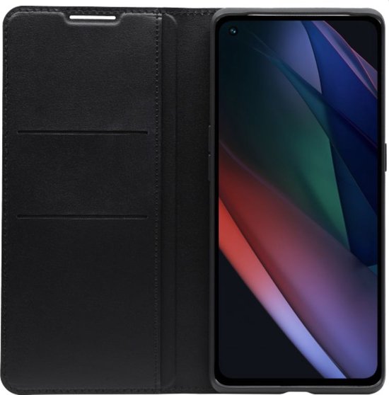 [EOL] Origineel Oppo Find X3 Neo Hoesje Flip Cover Wallet Book Case Zwart